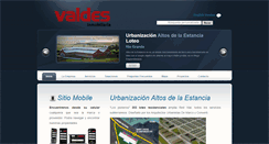 Desktop Screenshot of inmobiliariavaldes.com.ar